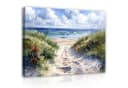 Wallarena Leinwandbild Strand Meer Blau Modern Bild 2