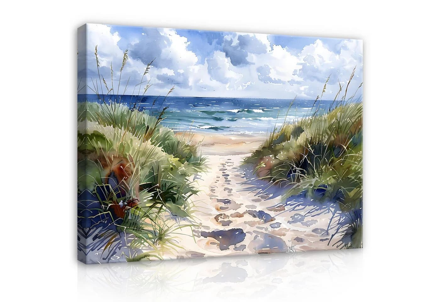 Wallarena Leinwandbild Strand Meer Blau Modern - Bild 2