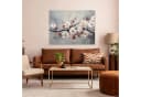 Wallarena Leinwandbild Abstrakt Grau XXL Wanddeko Modern Industrial Bild 1