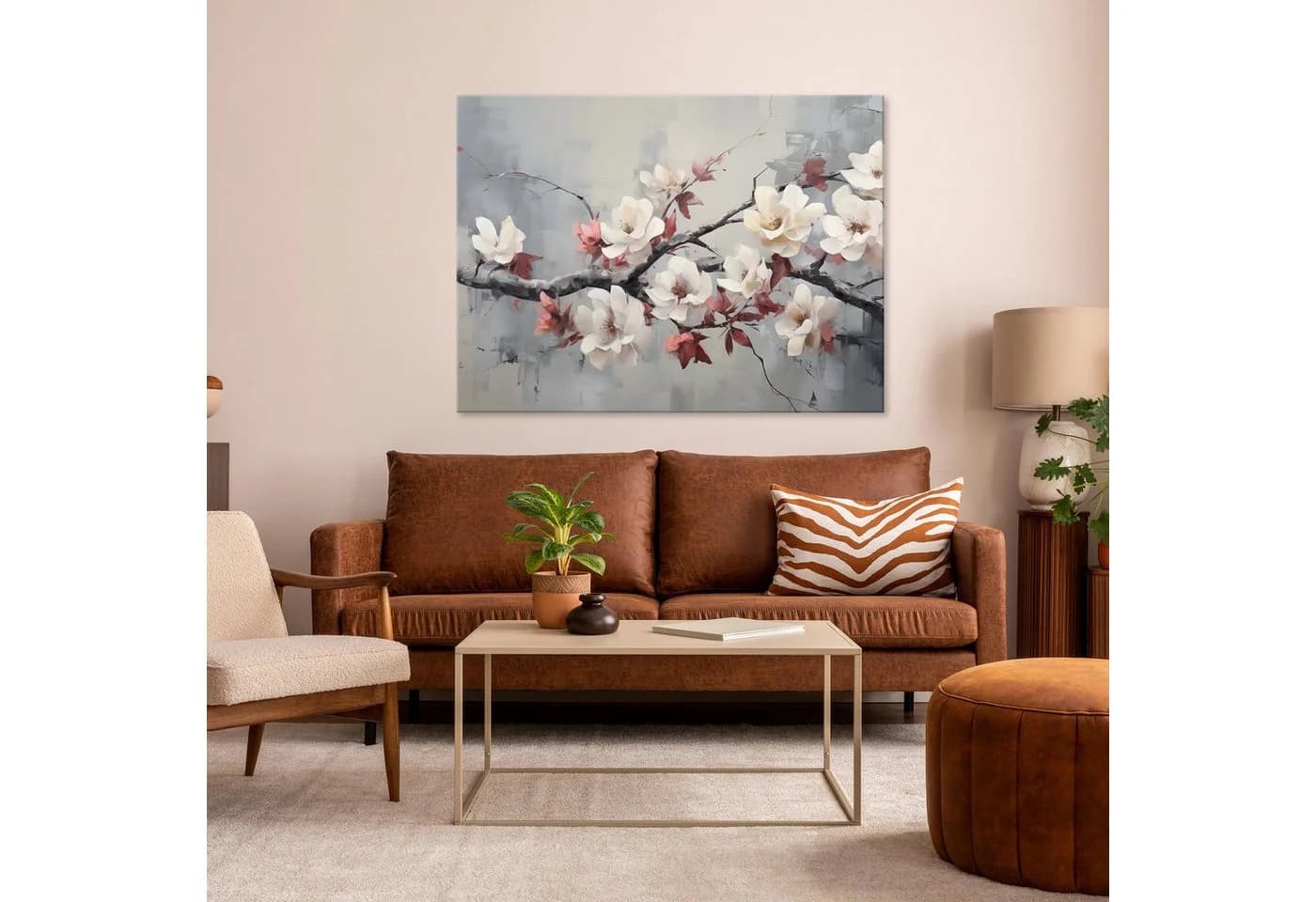 Wallarena Leinwandbild Abstrakt Grau Modern Loft Wandbild XXL