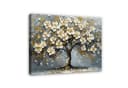 Wallarena Leinwandbild Baum Abstrakt Grau 120x80 cm Bild 2