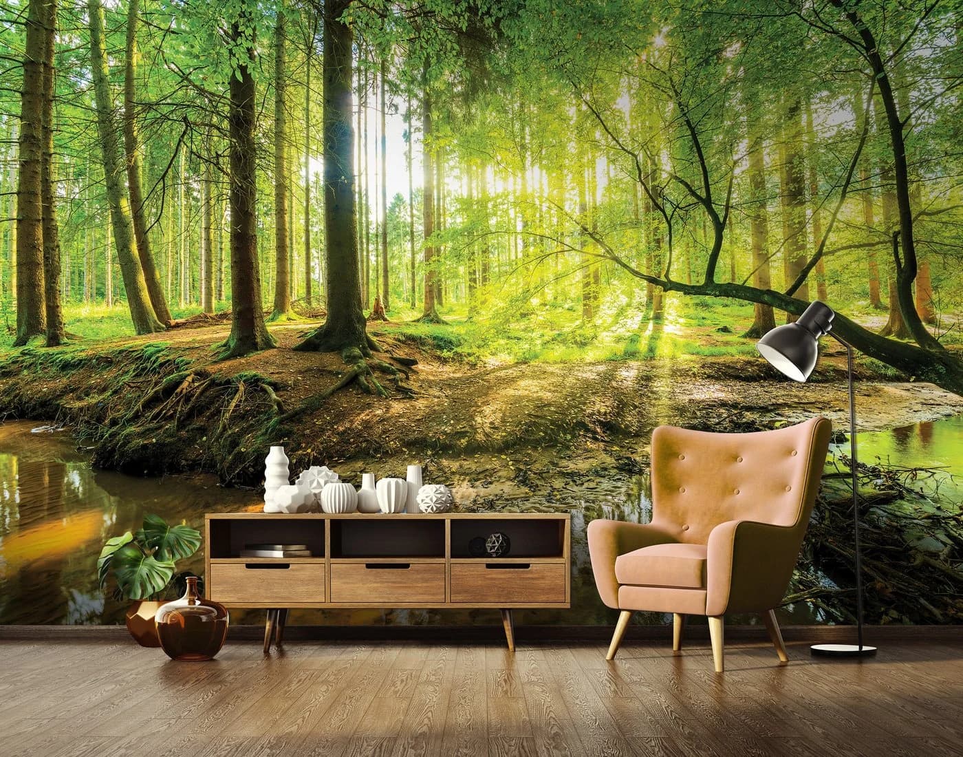 WALLARENA Fototapete Natur Vlies Full-HD Druck - Bild 3