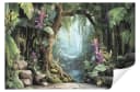 WALLARENA Fototapete Wasserfall Modern Bunt Vlies Bild 2