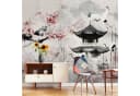 Wallarena Fototapete Kirschblüten Japan Vlies Tapete Wohnzimmer Schlafzimmer Wandtapete Bild 3