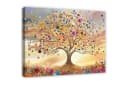 Wallarena Leinwandbild Baum Abstrakt Gold Glamour Bild 2