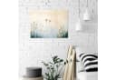 Wallarena Leinwandbild Blumen Abstrakt Beige Modern Bild 1