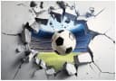 Wallarena Fototapete Kinderzimmer Fußball Junge Kinder Vlies Tapete Wandtapete Bild 2