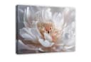 Wallarena Leinwandbild Blume Weiß Modern XXL Wandbild Natur Bild 2