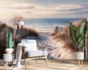 WALLARENA Fototapete Vlies Natur 300x210cm Bild 1