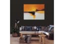 Wallarena Leinwandbild Abstrakt Orange Modern Bild 1