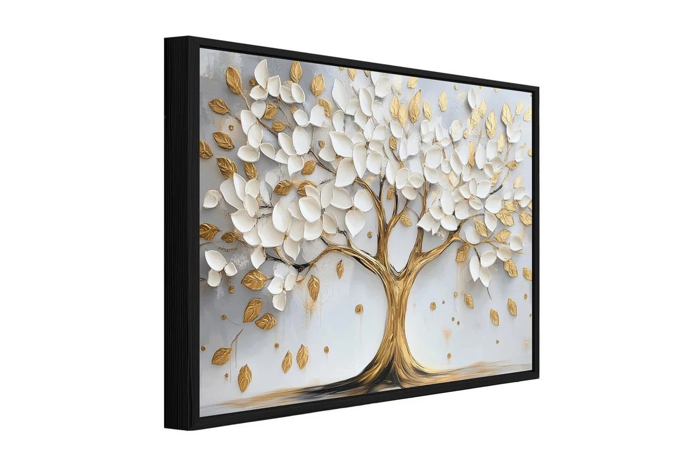 WALLARENA Leinwandtapete Blumen 120x80cm Bunt - Bild 2