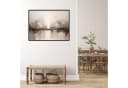 Wallarena Leinwandbild Abstrakt Kunst Beige Modern Wandbild Bild 1
