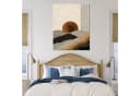 WALLARENA Leinwandbild Abstrakt Art Deco Beige Modern Bild 1