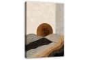 WALLARENA Leinwandbild Abstrakt Art Deco Beige Modern Bild 2