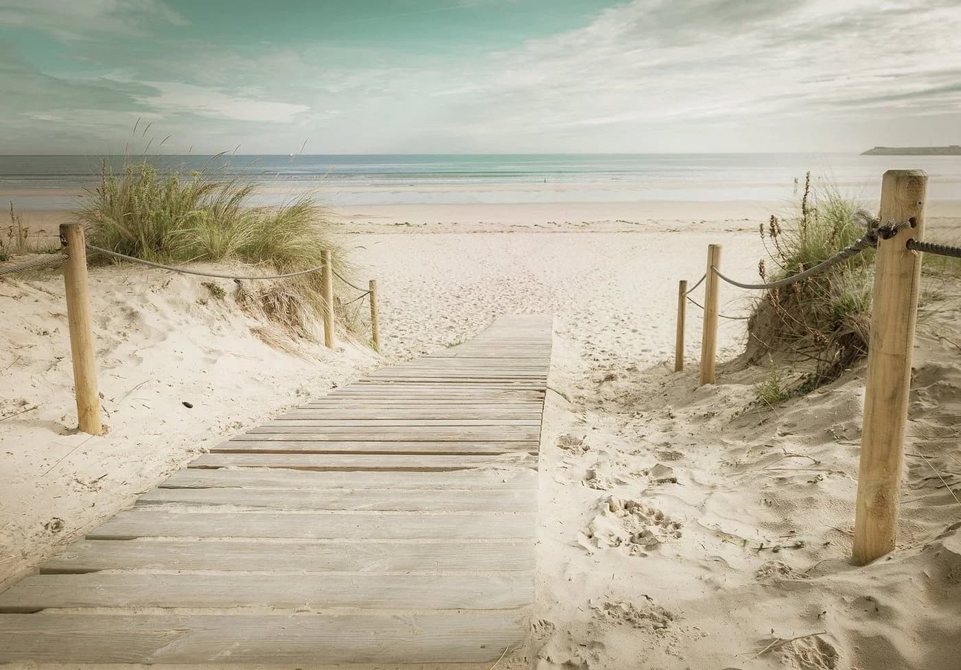 Wallarena Vlies-Fototapete Strand Meer Natur Nordsee Ostsee - Bild 3
