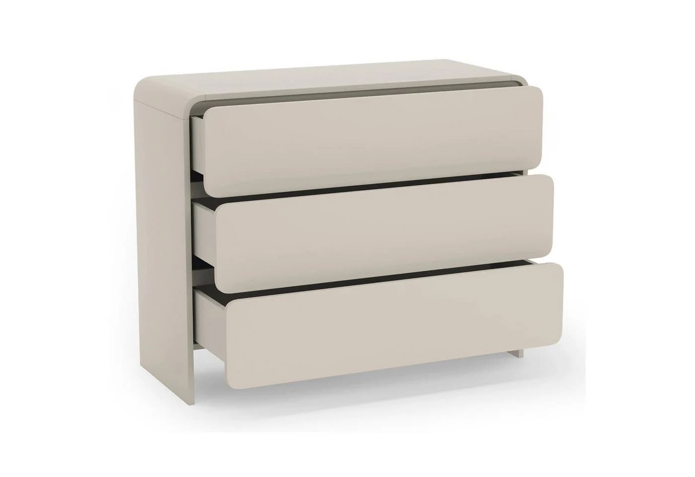 Selsey Kommode LUMMO Stauraumkommode 3 Schubladen Beige Modern - Bild 3