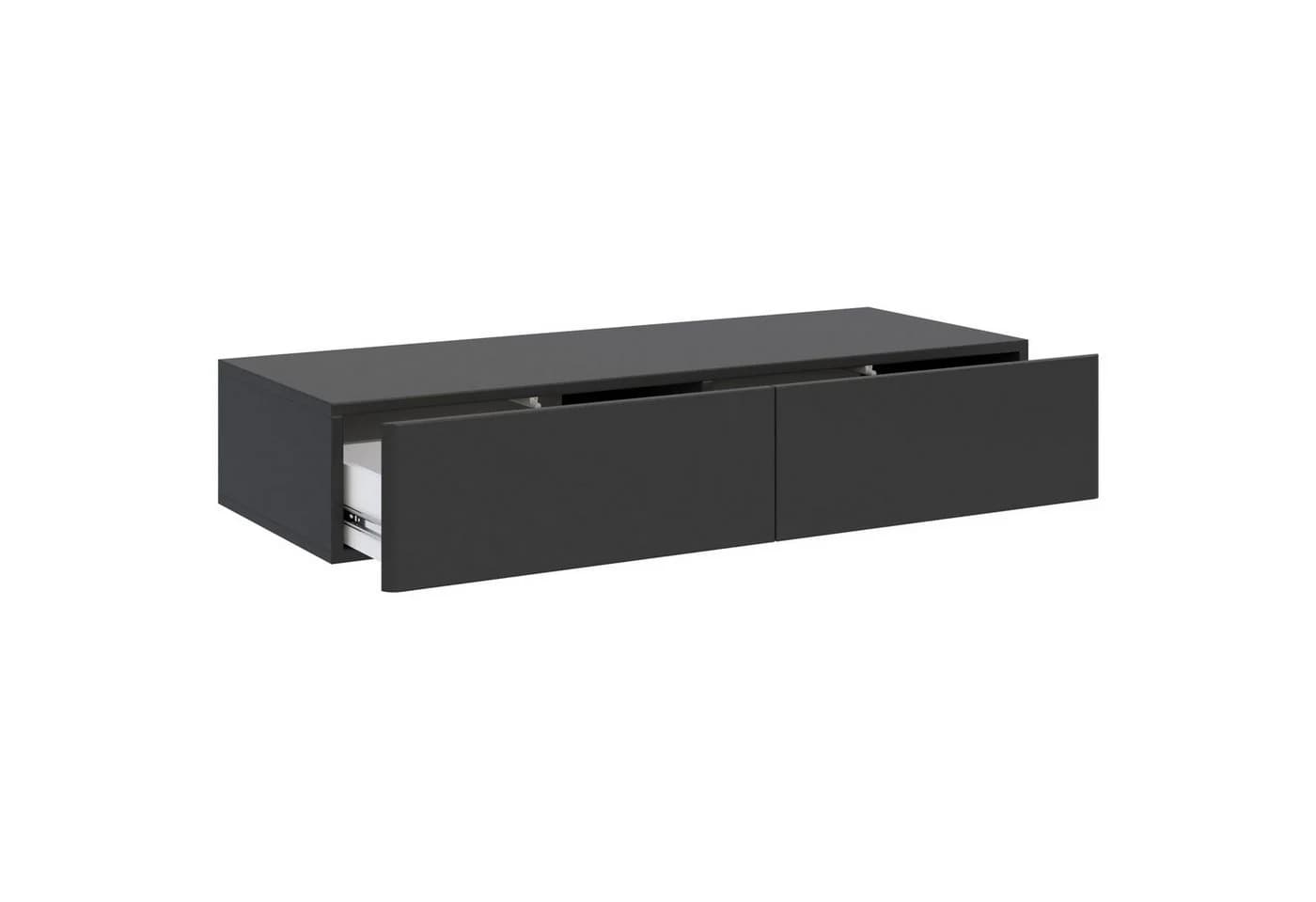 Selsey Schminktisch OLIO Wandhängend Schwarz 110 cm - Bild 3