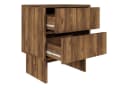 Selsey Nachttisch SANVA mit 2 Schubladen Walnuss Bild 3
