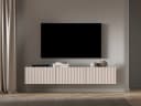 Selsey TV-Schrank DERRIVA Hängend 3 Türen mit Riffelungen 170 cm Bild 2