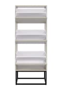 Selsey Schuhschrank VELDIO mit geriffelten Fronten und Metallgestell Bild 5