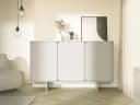 Selsey Sideboard WUWU 3-türig Push-to-Open Graubeige Bild 2