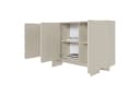 Selsey Sideboard WUWU 3-türig Push-to-Open Graubeige Bild 4