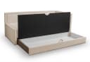 Selsey Jugendbett CAPRILI Gepolstert mit Ausziehfunktion Bild 1