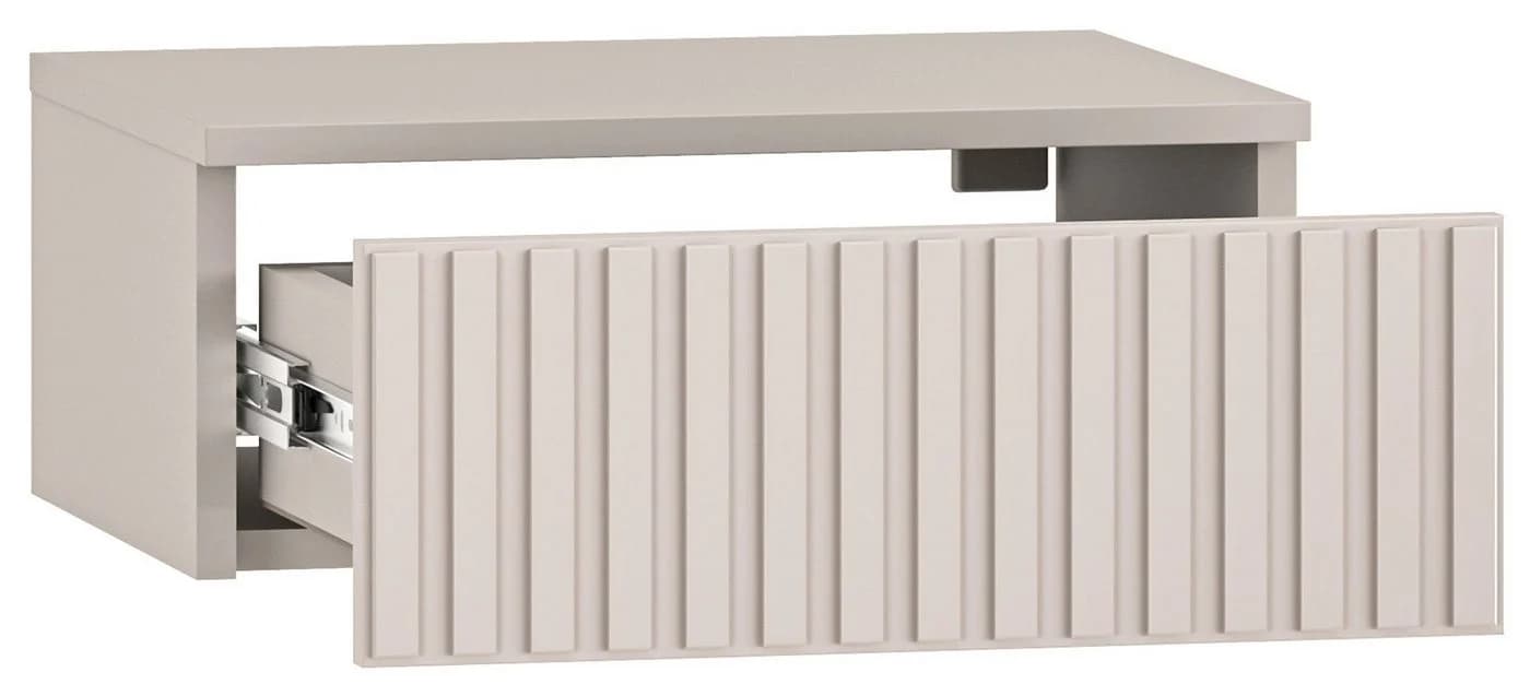 Selsey Nachttisch CALETTO Wandhängend Beige Grau - Bild 3