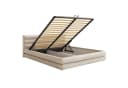 Selsey Polsterbett ALEGRE mit Bettkasten und wasserfestem Samtbezug Hellbeige Bild 3