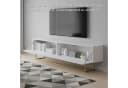 Selsey TV-Schrank VELDIO 175 cm Weiß Riffel-Optik Bild 4