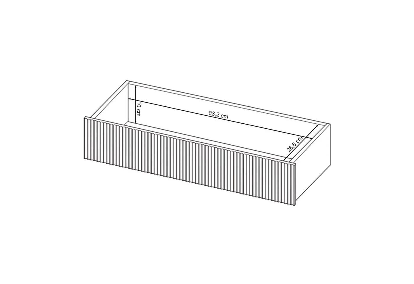 Selsey VELDIO Konsolentisch mit Schublade & Metallgestell - Bild 5