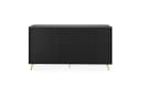 Selsey Sideboard BELLO 3-türig mit Lamellenfronten und goldenen Beinen Bild 4