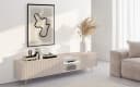 Selsey TV-Schrank BELLO mit goldenen Füßen und LED Bild 3