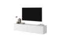 Selsey TV-Schrank VELDIO Kompaktes Hängeboard geriffelt Push-to-Open Matt Bild 2