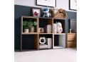 Selsey Standregal MALAX Anthrazitgrau/Artisan Eiche flexibel aufstellbar Bild 1