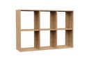 Selsey Standregal MALAX Beige Modernes Regal mit 4, 6 oder 8 Fächern Bild 2