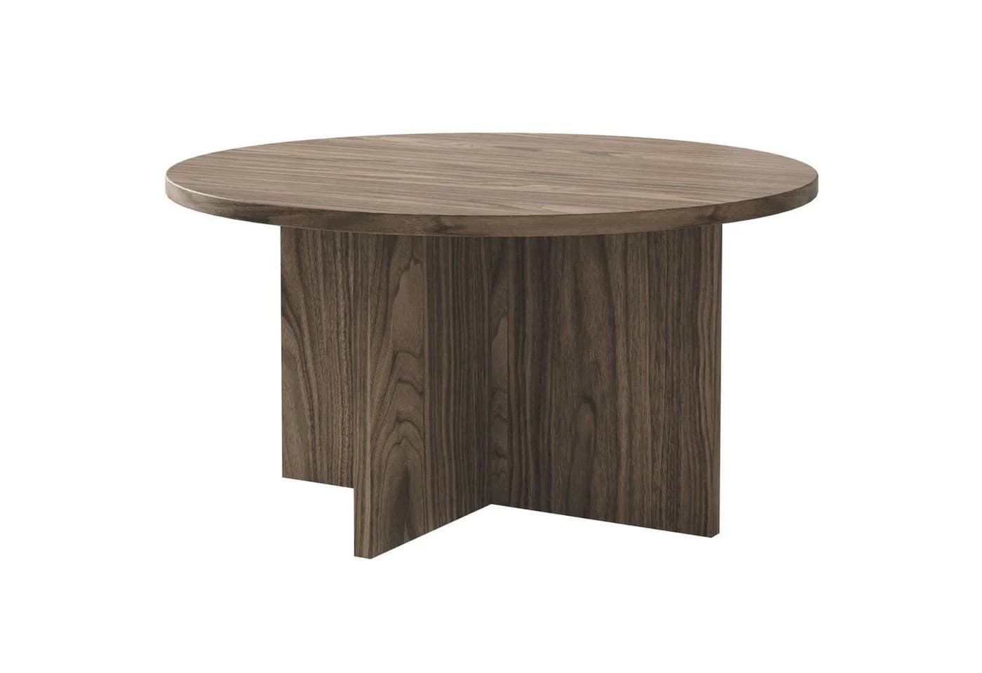 Selsey Couchtisch Ovo, Couchtisch rund mit Holznachbildung, 76 cm - Bild 4
