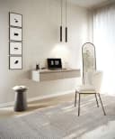 Selsey Schminktisch BEMMI Wandhängend Grau Beige Matt Bild 1
