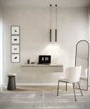 Selsey Schminktisch BEMMI Wandhängend Grau Beige Matt Bild 2