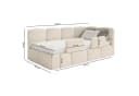 Selsey Kinderbett CLOUDY mit Bettkasten und Rausfallschutz Bild 4