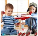 Ikonka Flugzeugtransporter-Set mit Soundeffekten und Lichtern Bild 4
