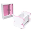 LA CUTE Puppenhaus 3-stöckig mit LED-Beleuchtung und Holzmöbeln Bild 3
