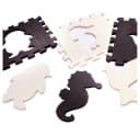 Ikonka Kinderpuzzle Matte Schwarz/Weiß EVA Schaumstoff Bild 4