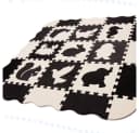 Ikonka Kinderpuzzle Matte Schwarz/Weiß EVA Schaumstoff Bild 5