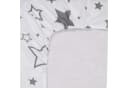 Amilian Spannbettlaken 140x70 cm Grau 100% Baumwolle Bild 4