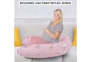 Amilian Stillkissen XXL mit Bezug - Schwangerschafts- & Seitenschläferkissen Bild 1
