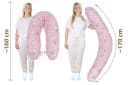 Amilian Stillkissen XXL mit Bezug - Schwangerschafts- & Seitenschläferkissen Bild 3