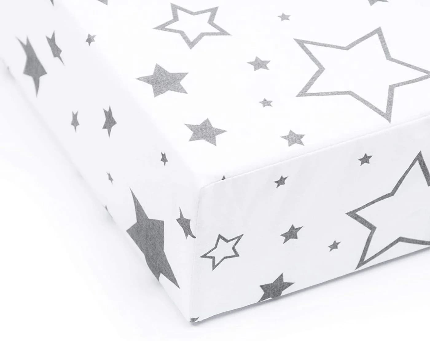 Amilian Spannbettlaken Grau 100% Baumwolle Babybett - Bild 3