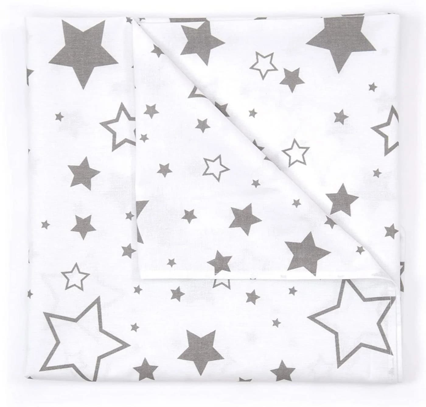 Amilian Spannbettlaken Grau 100% Baumwolle Babybett - Bild 5