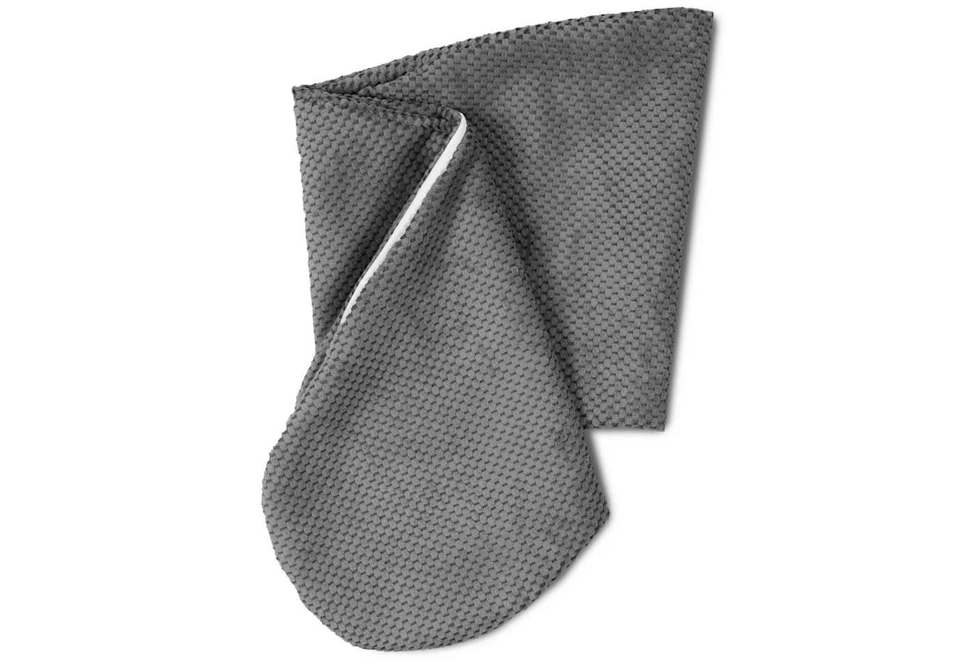 Amilian Stillkissenbezug 170 cm Grau Polyester mit Reißverschluss - Bild 2